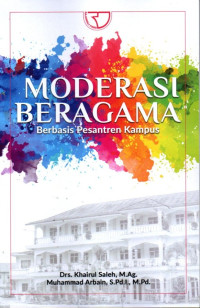 Image of Moderasi Beragama: Berbasis Pesantren Kampus