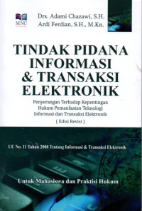 Tindak Pidana Informasi dan Transaksi Elektronik
