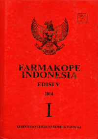 Farmakope Indonesia Buku 1