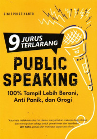 Image of 9 Jurus Terlarang Public Speaking