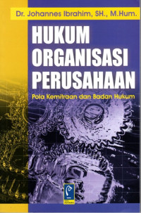 Hukum Organisasi Perusahaan