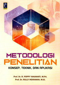 Image of Metodologi Penelitian Konsep, Teknik, Dan Aplikasi