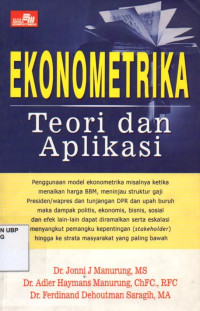 Ekonometrika: Teori dan Aplikasi