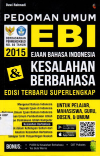 Pedoman Umum Ejaan Bahasa Indonesia dan Kesalahan Berbahasa