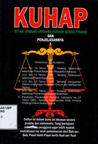 KUHAP: Kitab Undang-undang Hukum Acara Pidana
